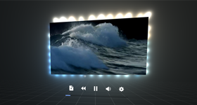 Aurora Player for VR (webvr)